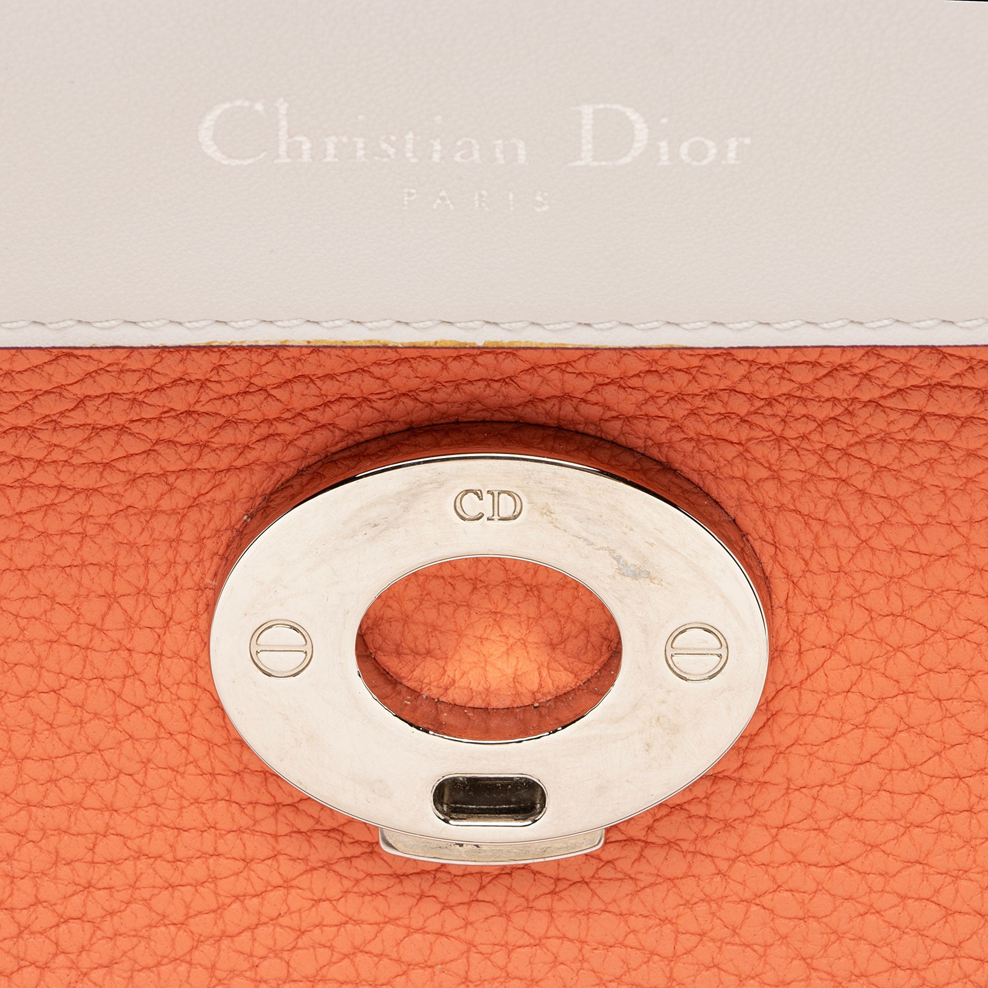 Dior Calfskin Be Dior Flap Mini Top Handle