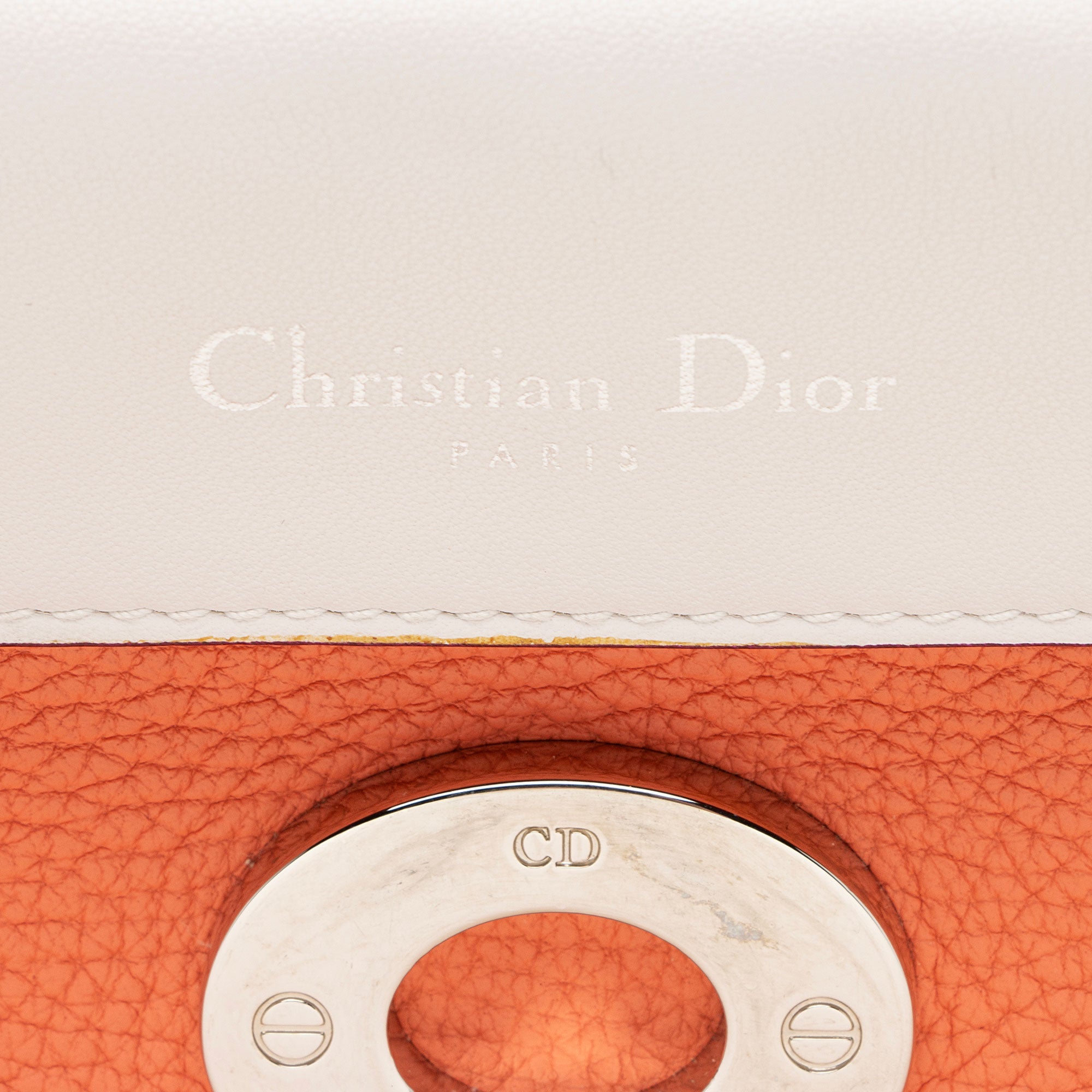 Dior Calfskin Be Dior Flap Mini Top Handle