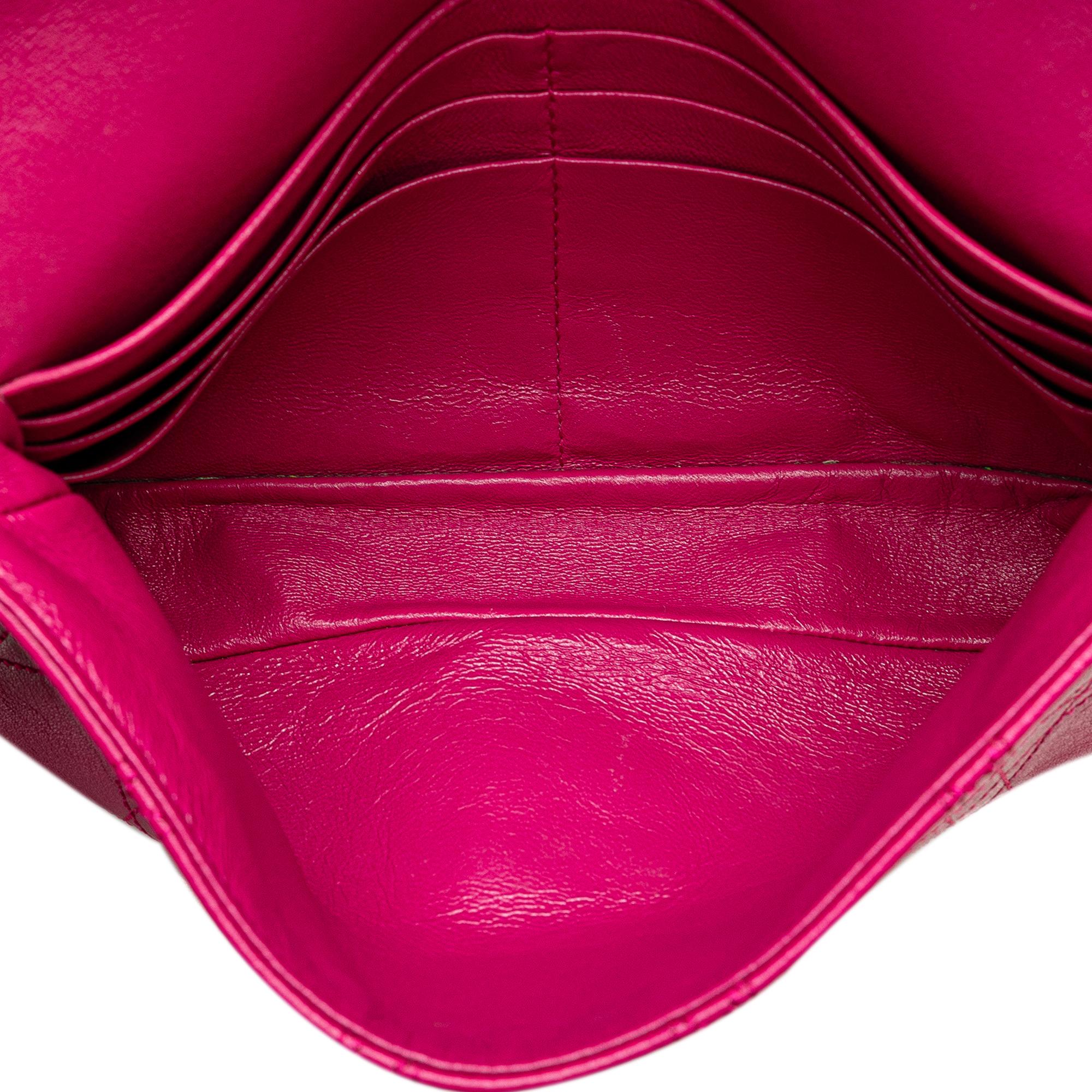 Dior Calfskin Cannage Diorling Wallet on Chain