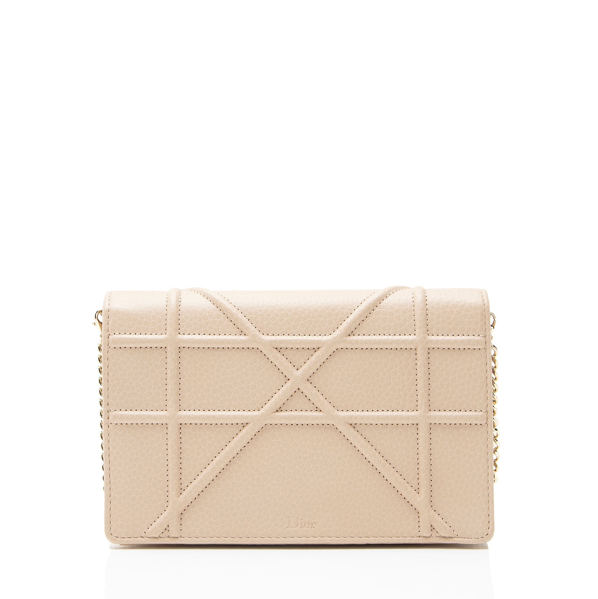 Dior Calfskin Diorama Wallet on Chain