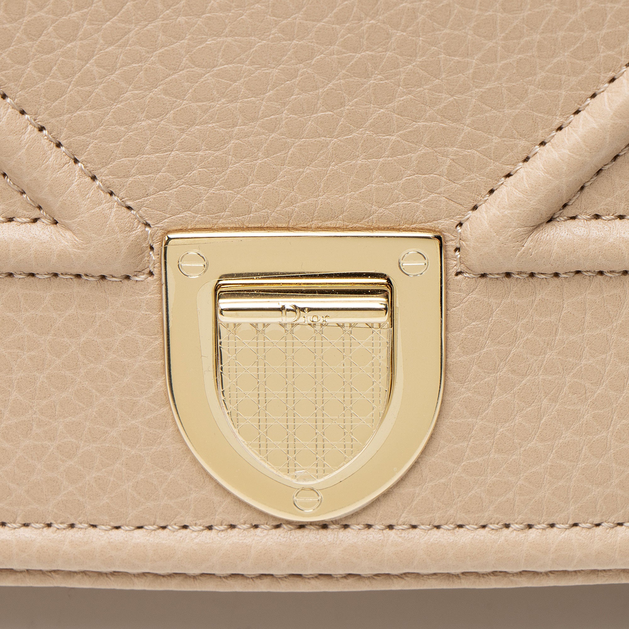 Dior Calfskin Diorama Wallet on Chain