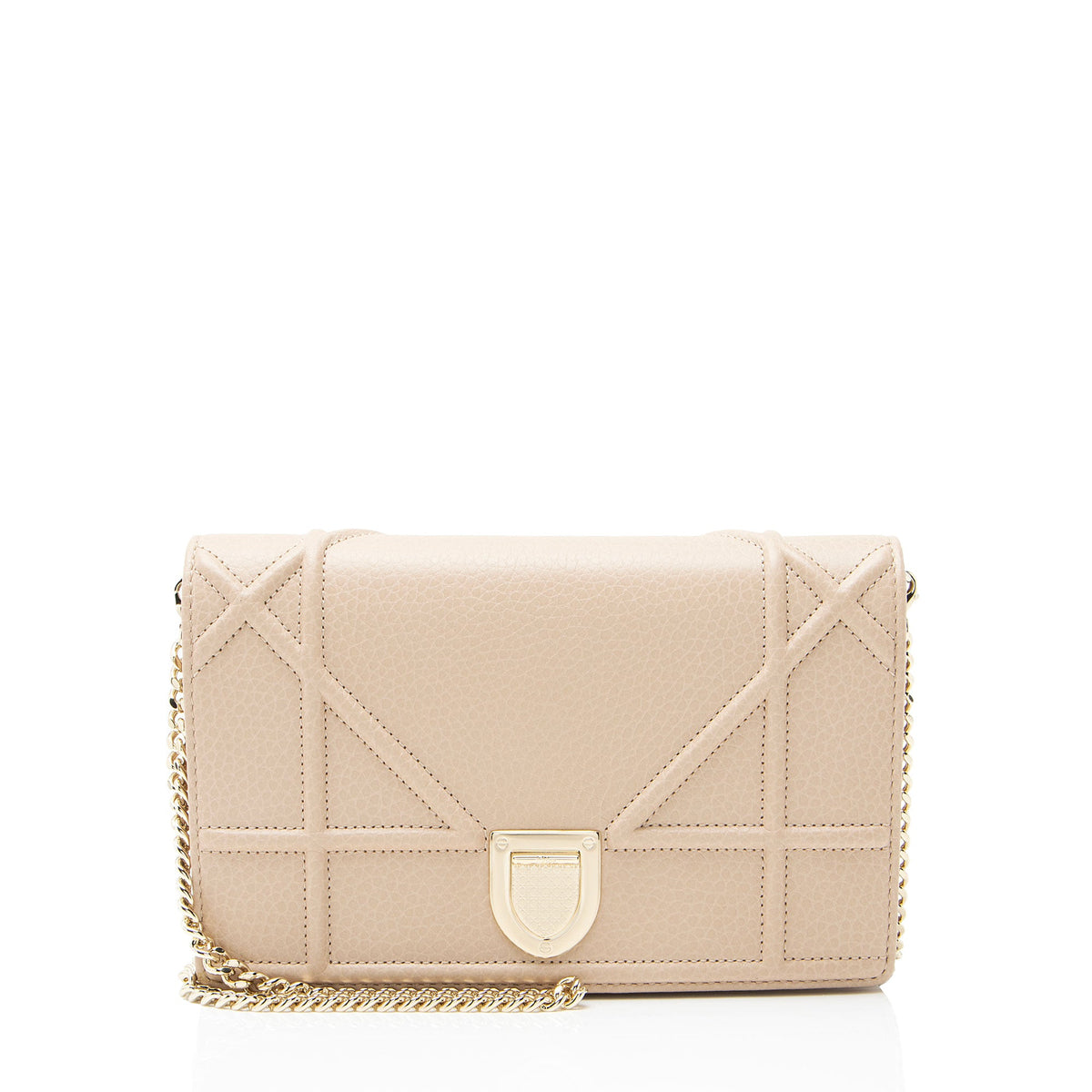 Dior Calfskin Diorama Wallet on Chain