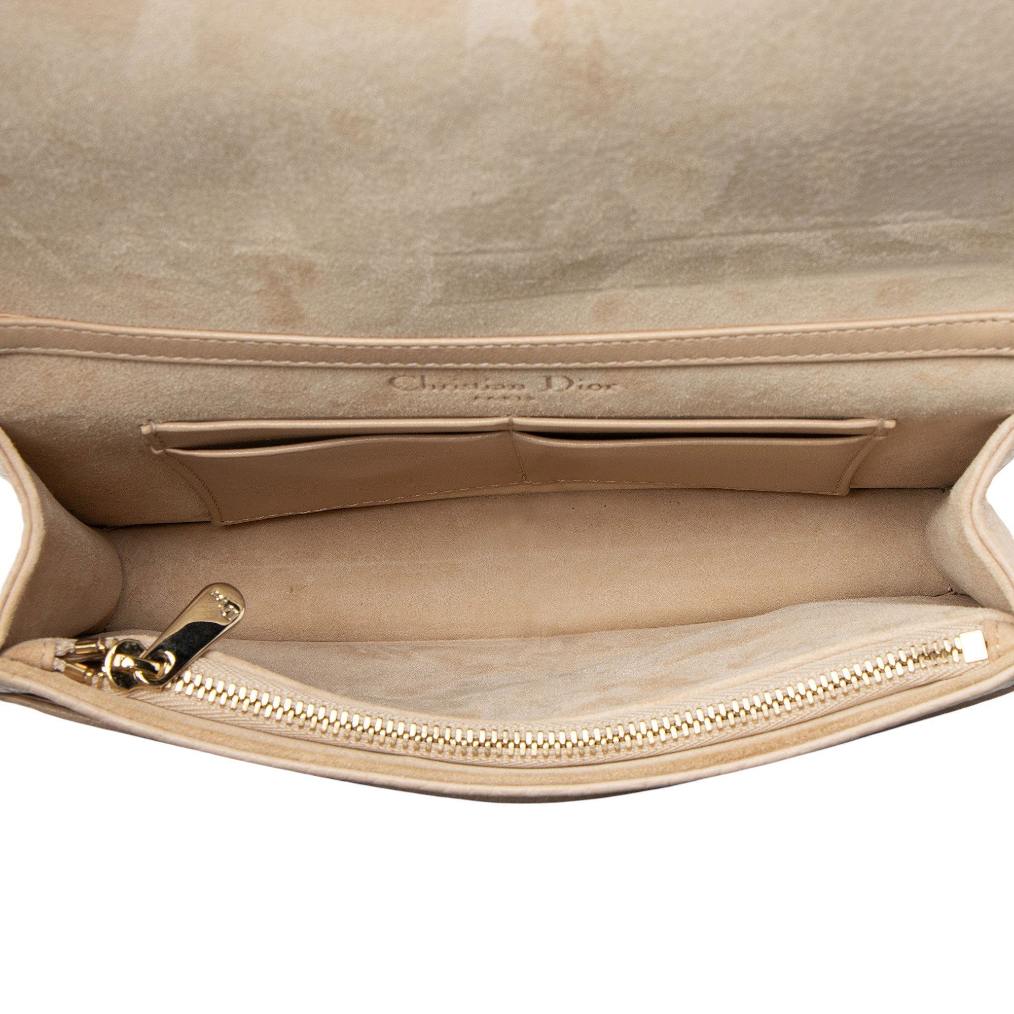 Dior Calfskin Diorama Wallet on Chain
