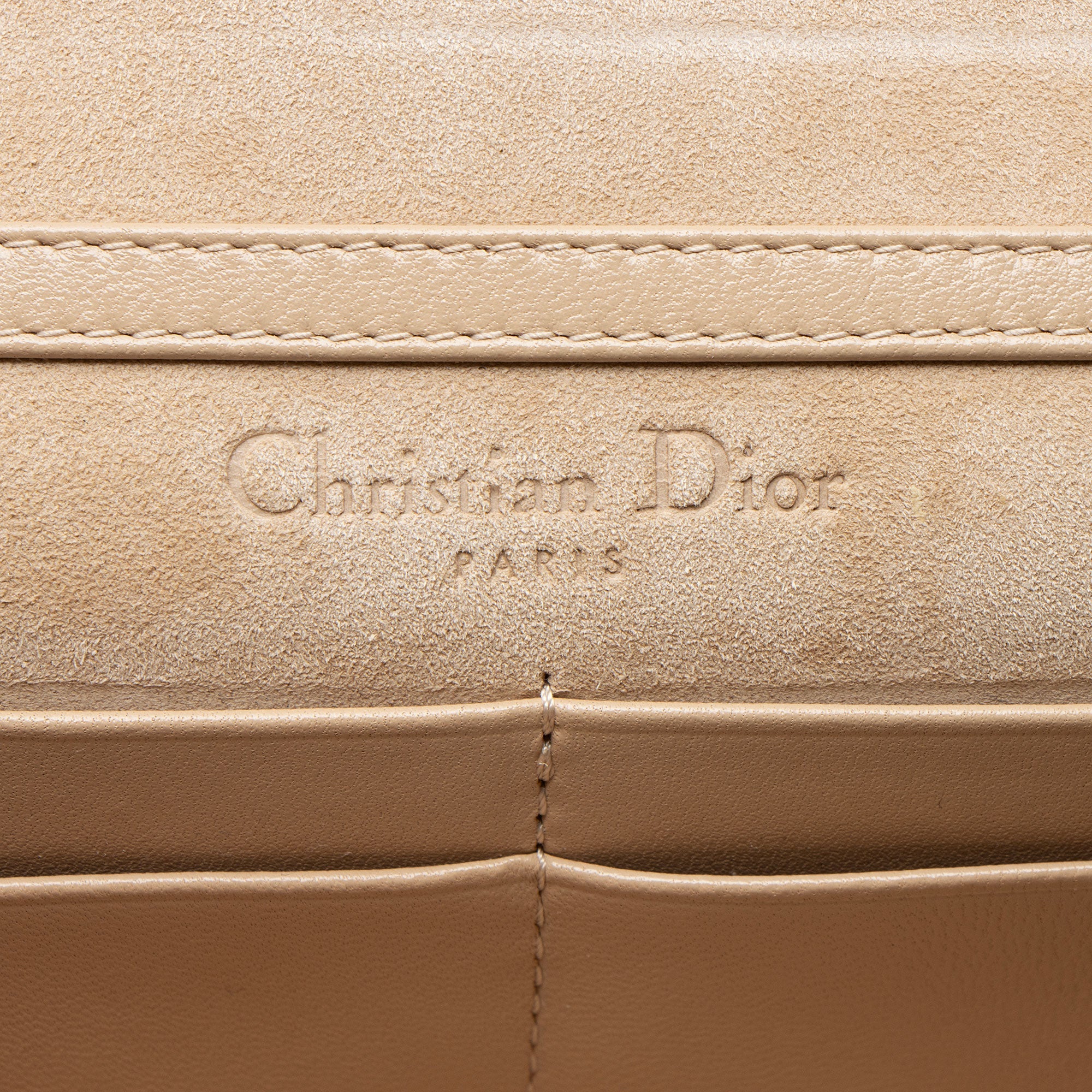 Dior Calfskin Diorama Wallet on Chain