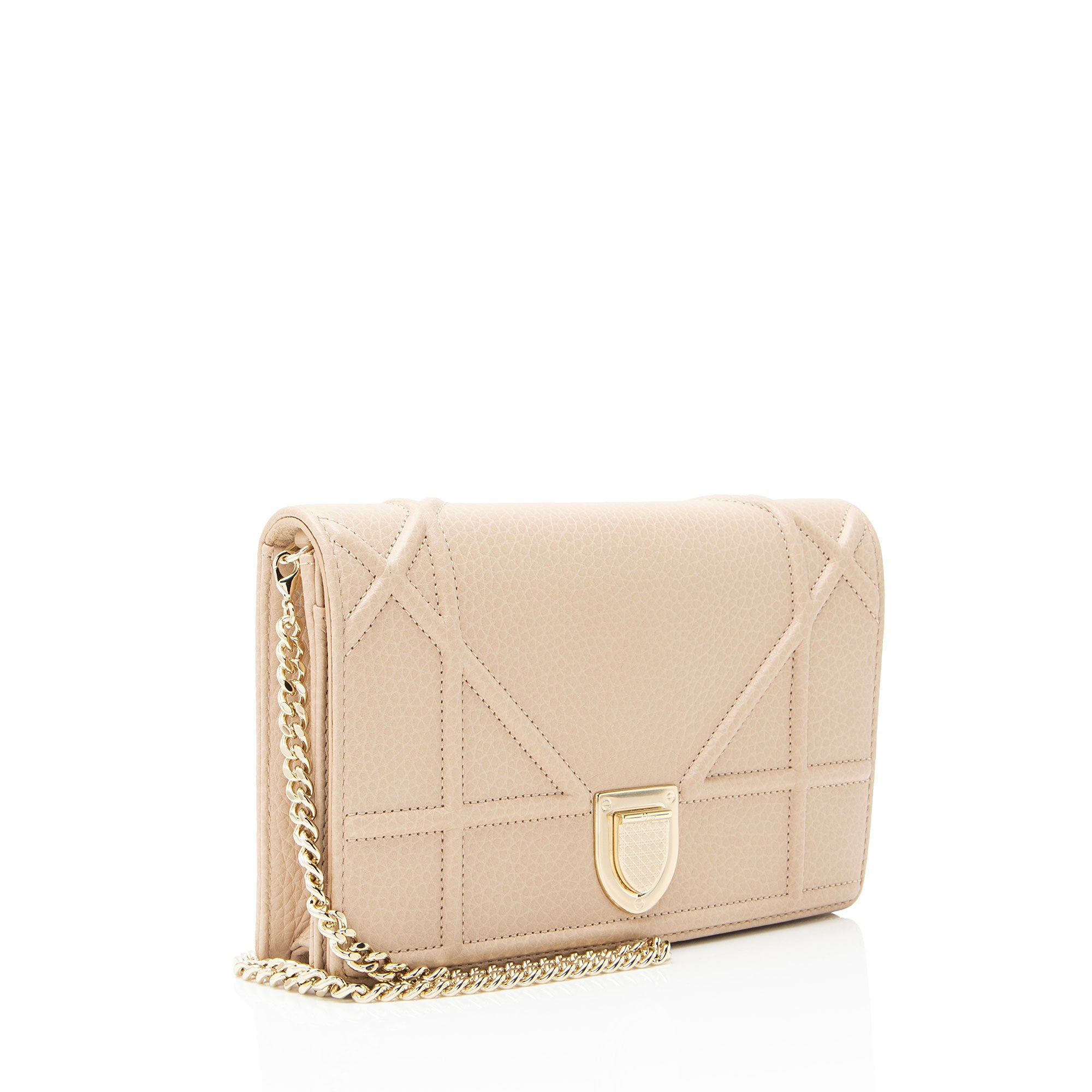 Dior Calfskin Diorama Wallet on Chain
