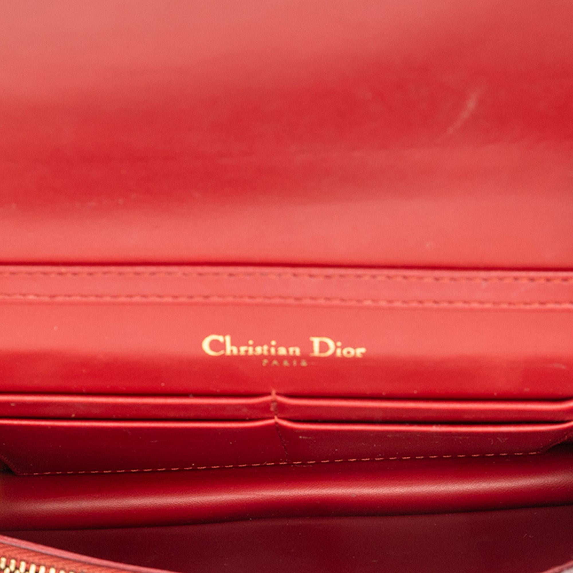 Dior Calfskin J Adior Wallet On Chain