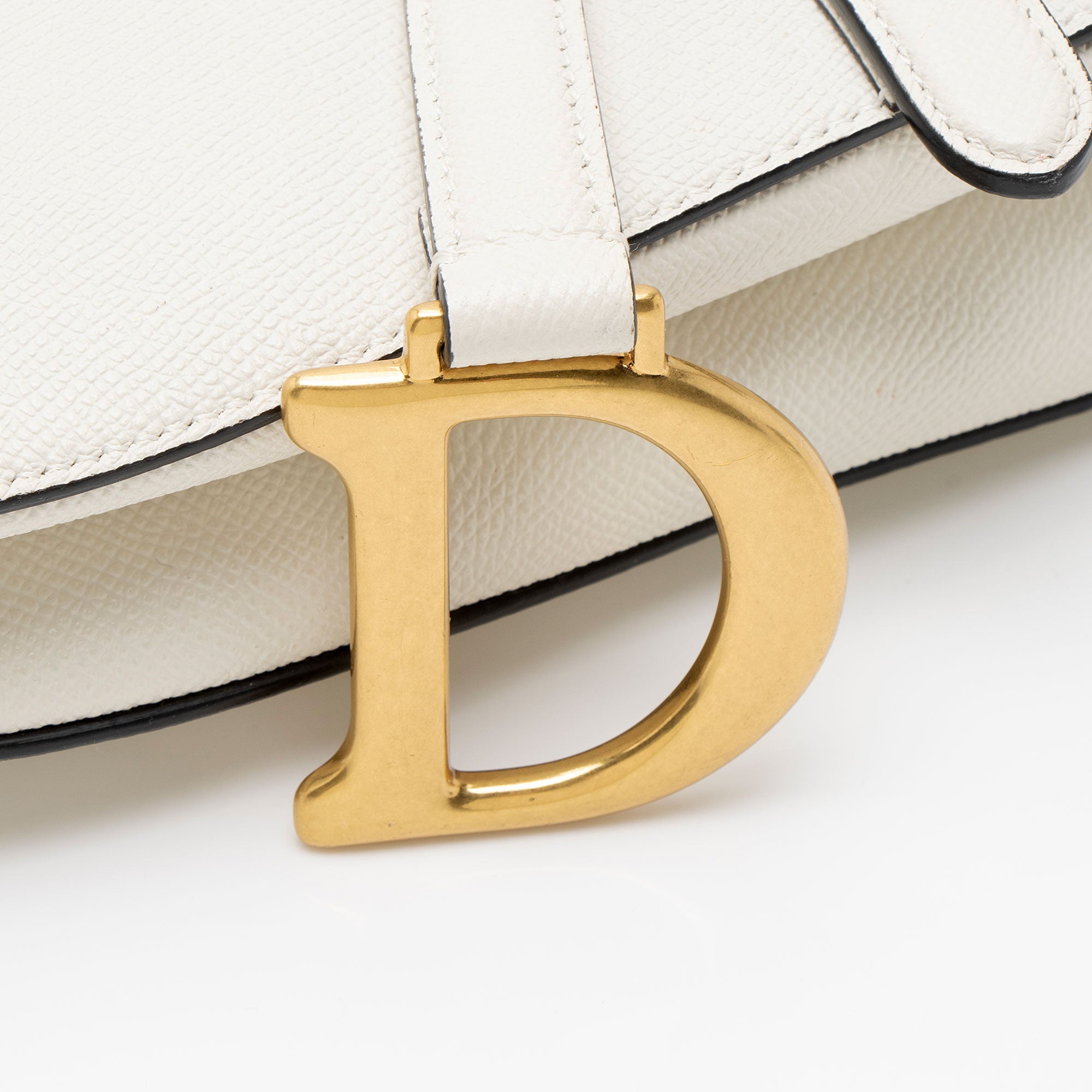 Dior Grained Calfskin Saddle Bag