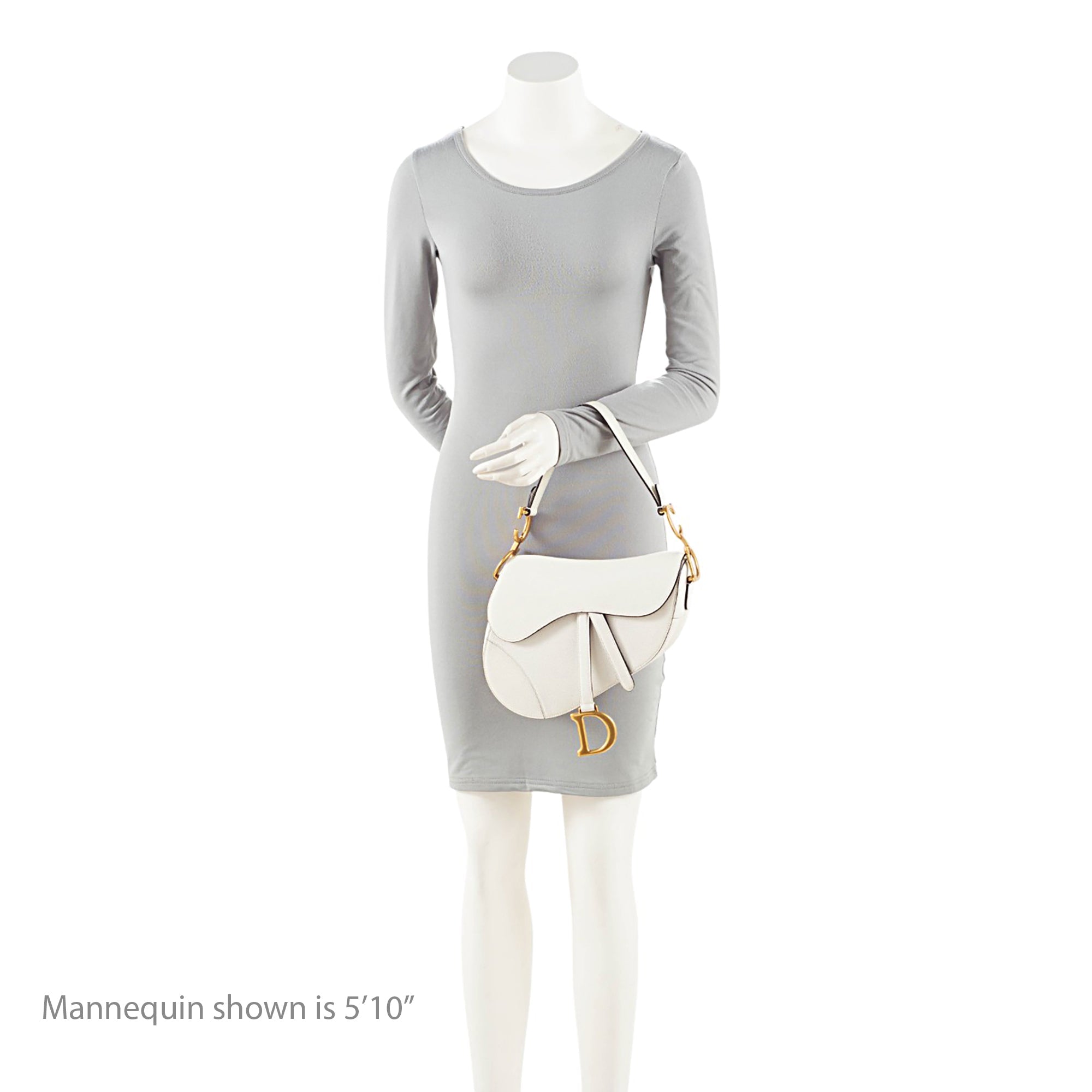 Dior Grained Calfskin Saddle Bag