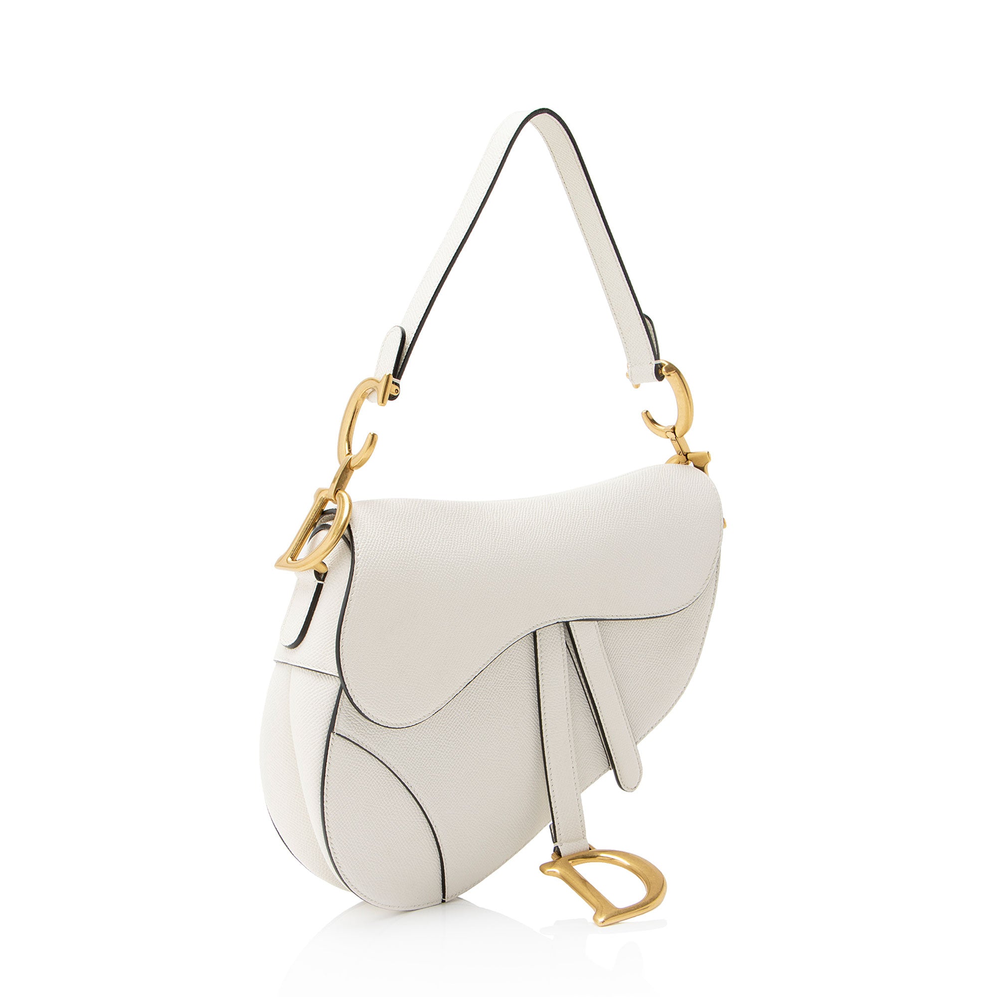 Dior Grained Calfskin Saddle Bag