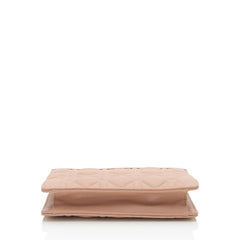 Dior Cannage Calfskin Caro Every Dior Pouch on Chain