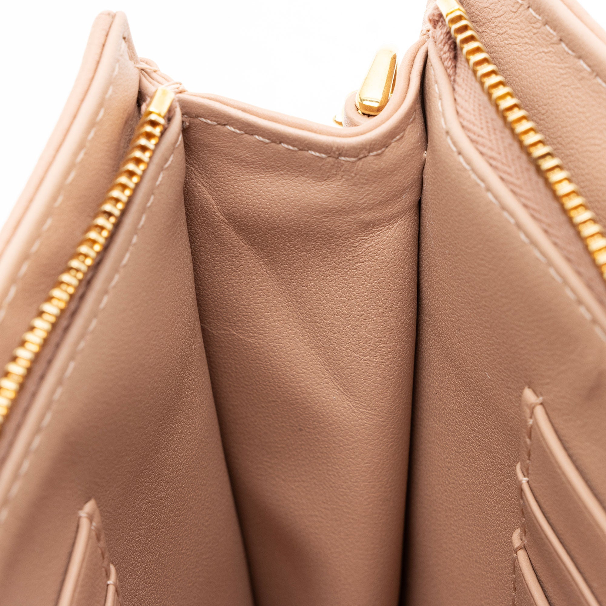 Dior Cannage Calfskin Caro Every Dior Pouch on Chain