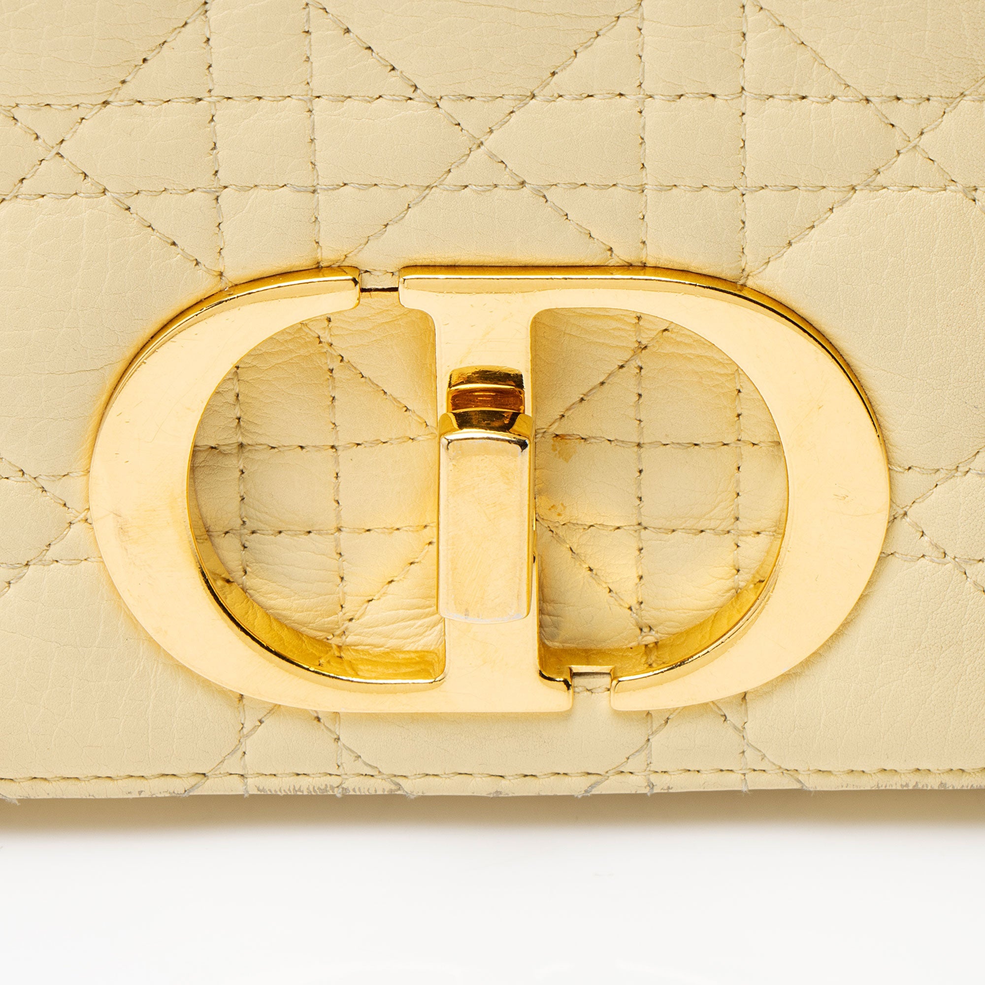Dior Cannage Calfskin Caro Small Shoulder Bag