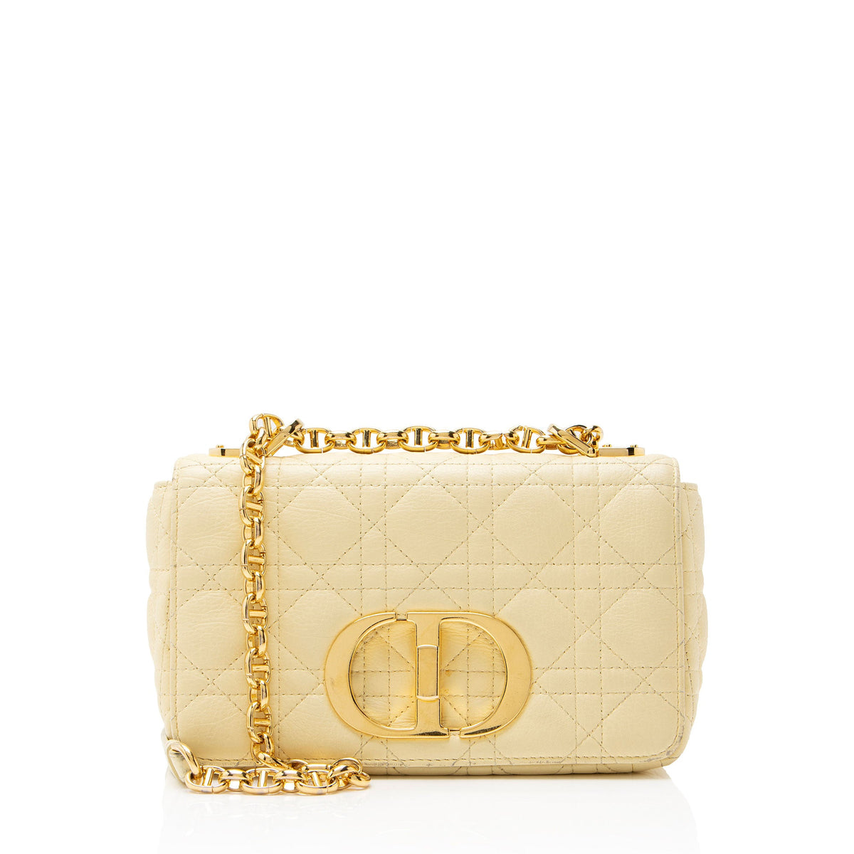 Dior Cannage Calfskin Caro Small Shoulder Bag