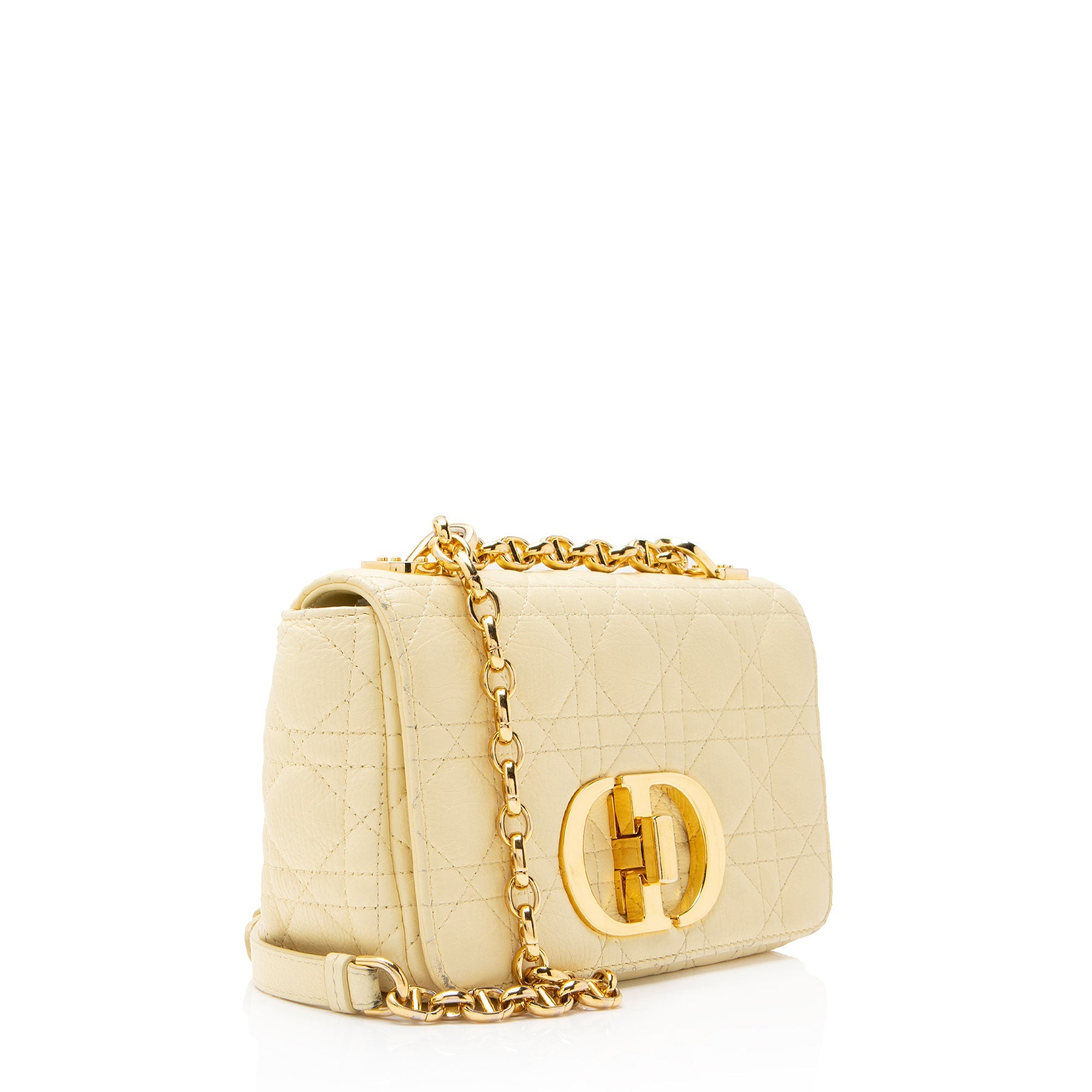 Dior Cannage Calfskin Caro Small Shoulder Bag