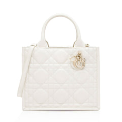 Dior Cannage Calfskin Dior Book Small Tote