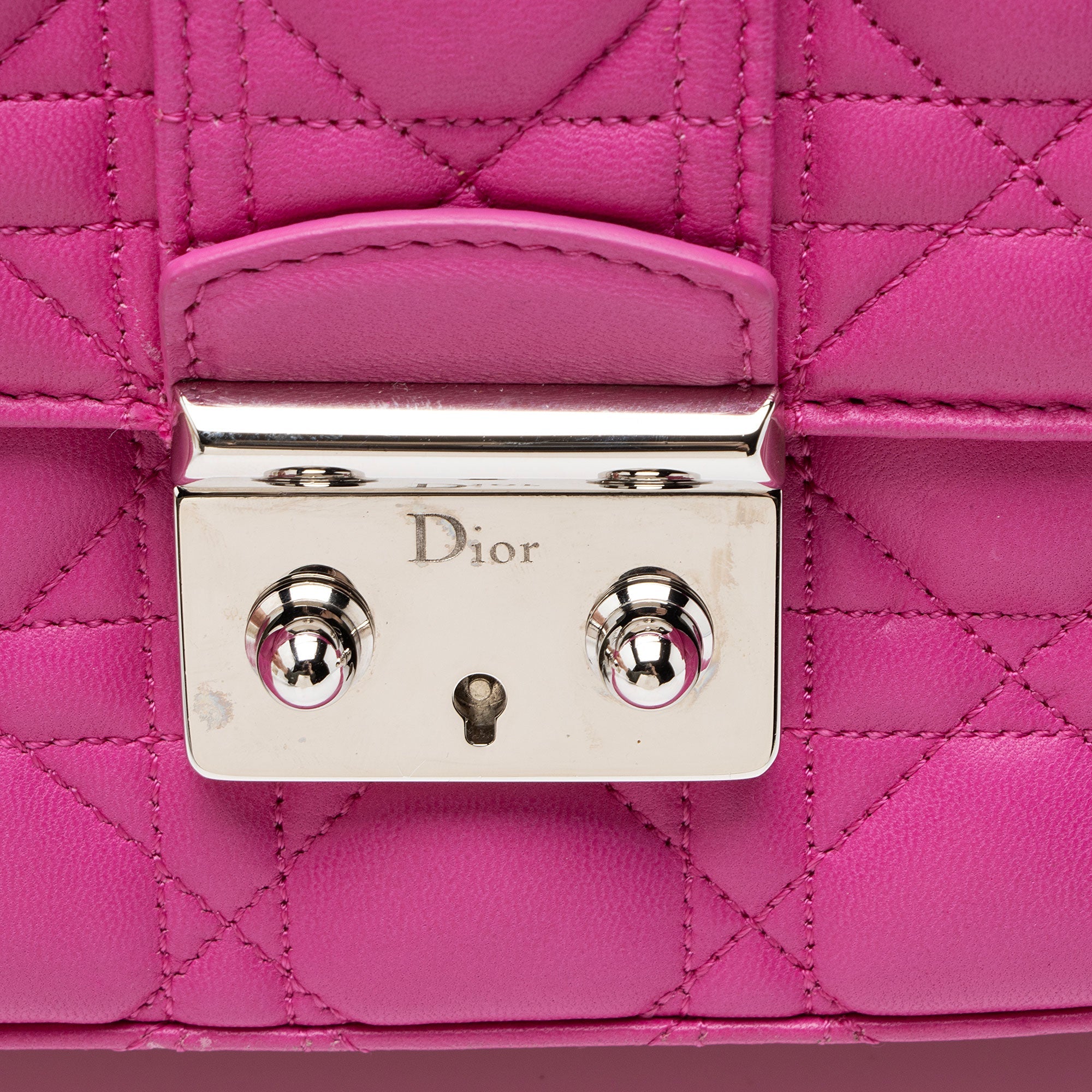 Dior Cannage Lambskin Miss Dior Promenade Medium Flap Bag