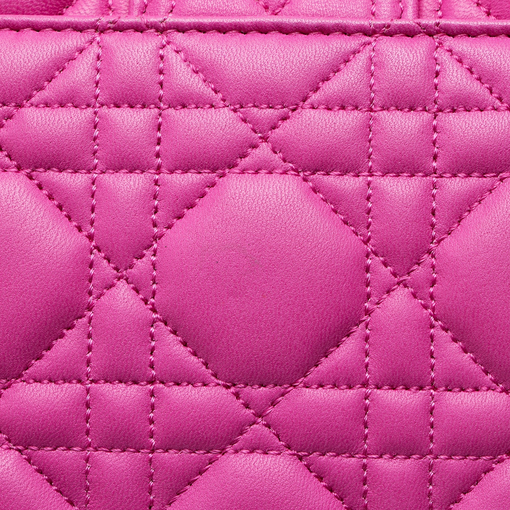Dior Cannage Lambskin Miss Dior Promenade Medium Flap Bag