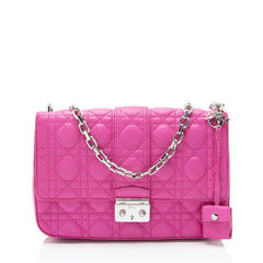 Dior Cannage Lambskin Miss Dior Promenade Medium Flap Bag