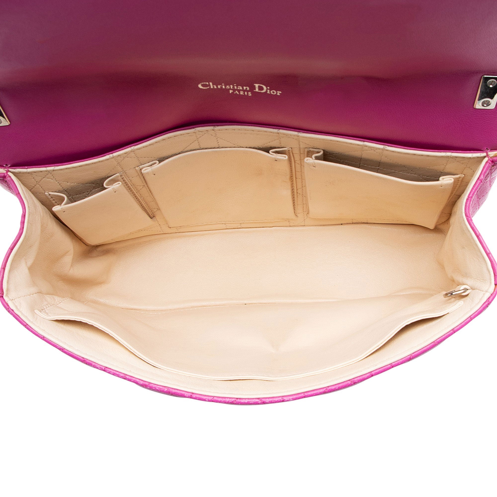 Dior Cannage Lambskin Miss Dior Promenade Medium Flap Bag