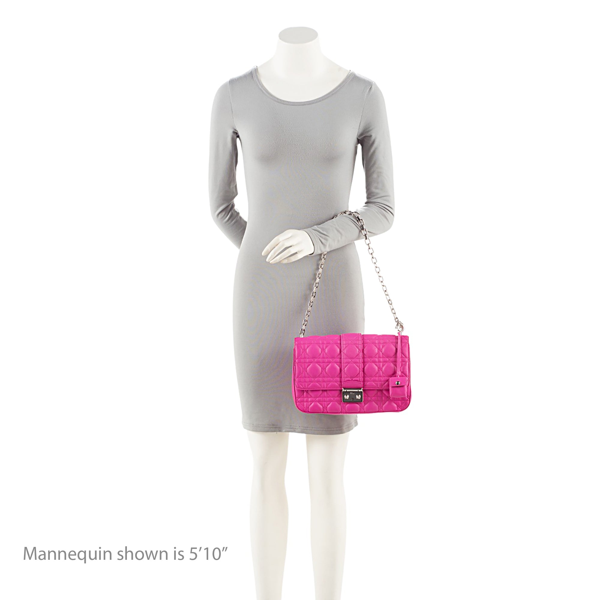 Dior Cannage Lambskin Miss Dior Promenade Medium Flap Bag