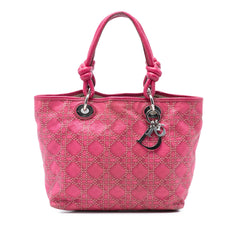 Dior Canvas Cannage Print Cherie Shopper Tote