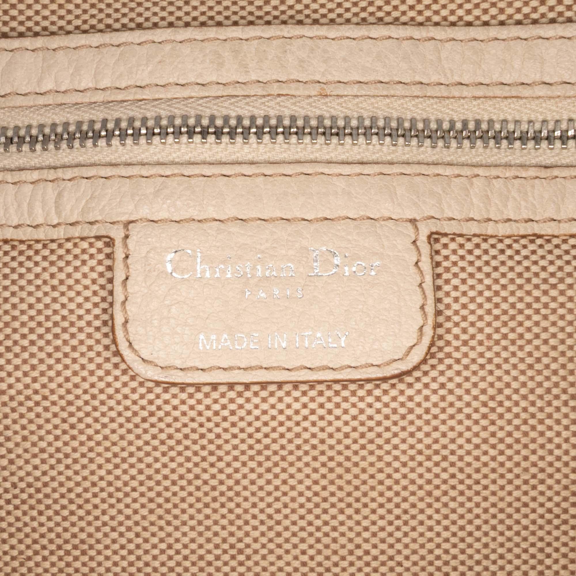 Dior Canvas Cannage Print Cherie Tote