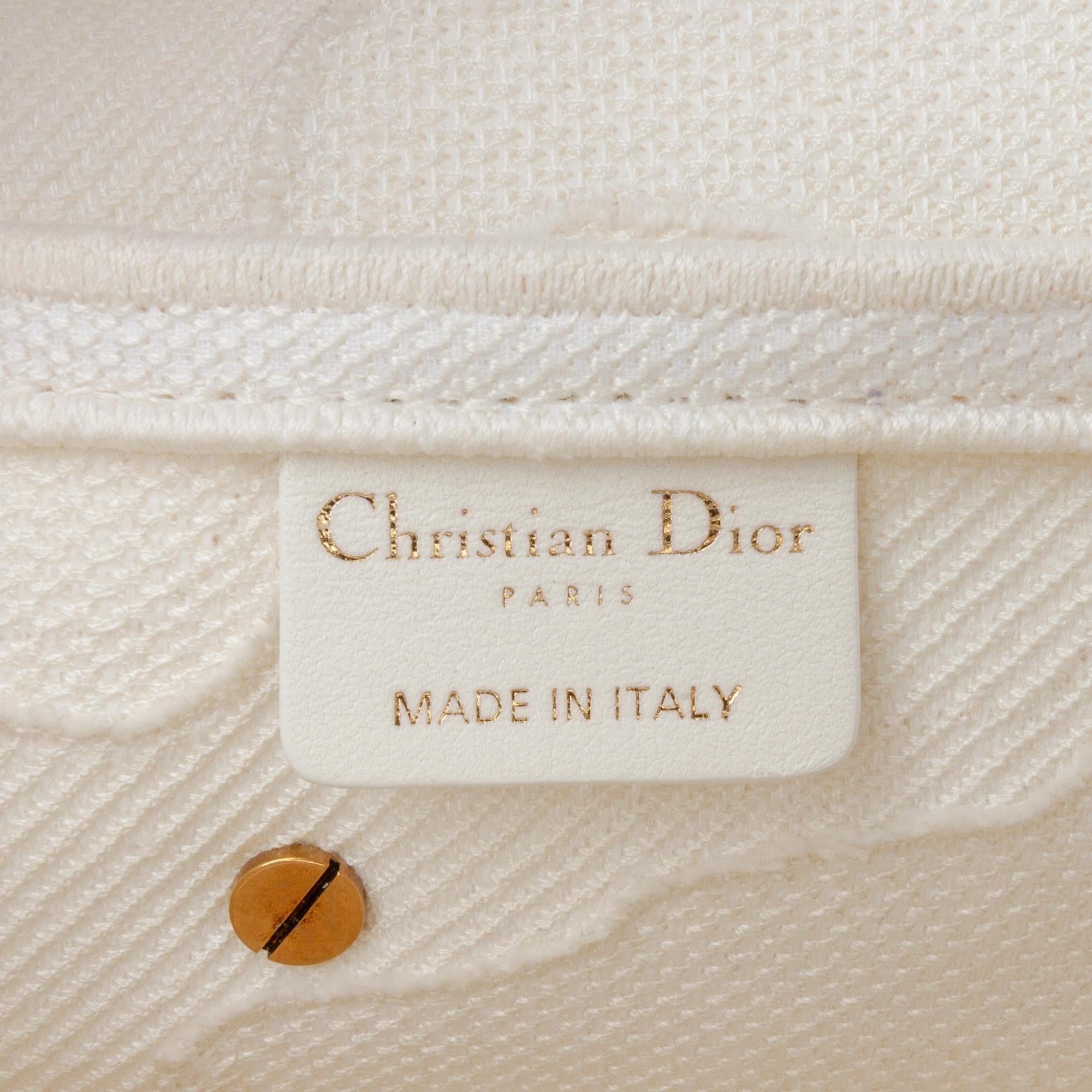 Dior Canvas Embroidered Camouflage Saddle Bag