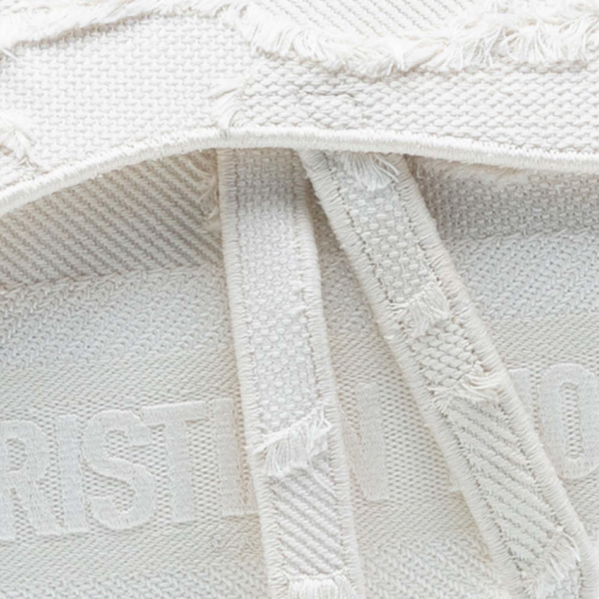 Dior Canvas Embroidered Camouflage Saddle Bag