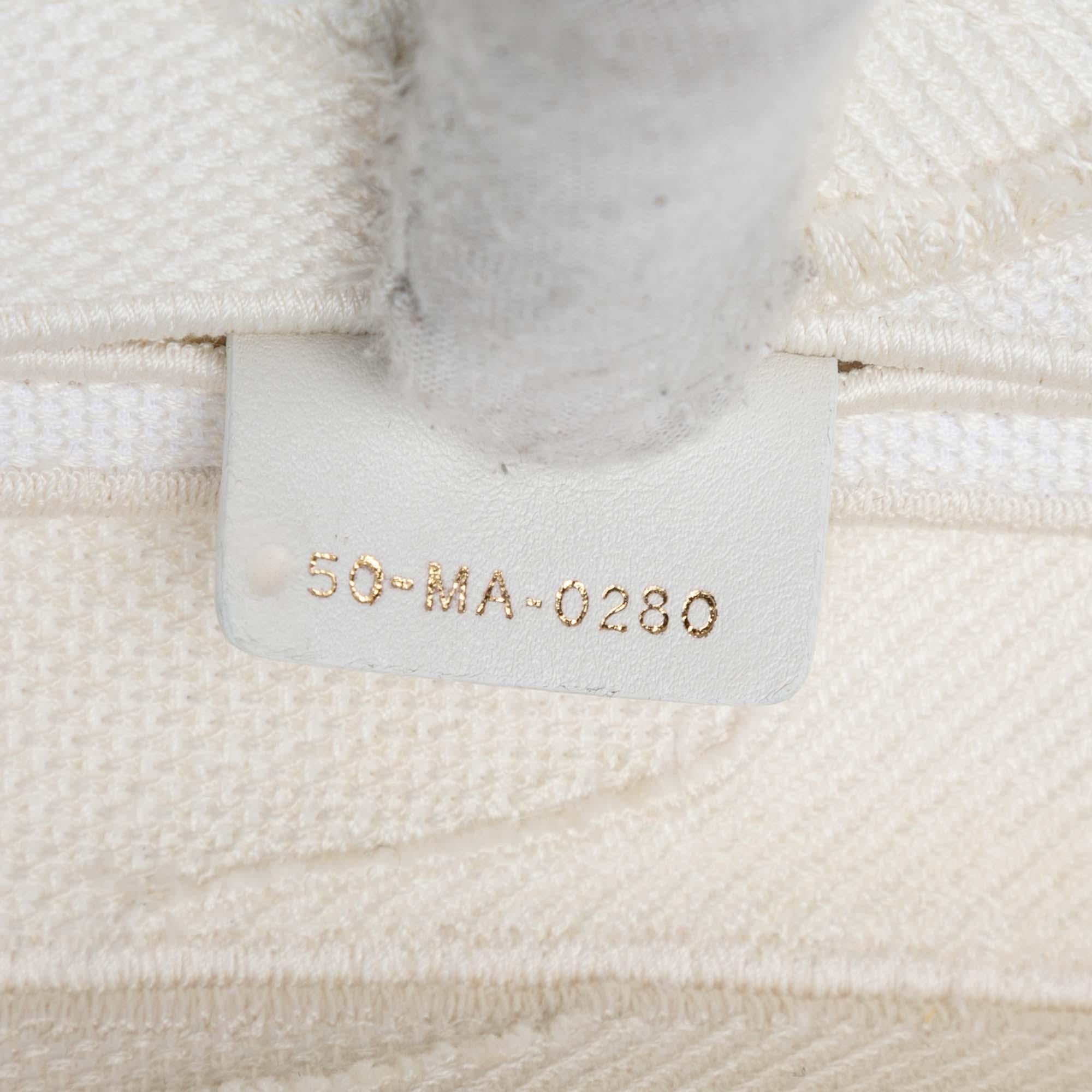 Dior Canvas Embroidered Camouflage Saddle Bag