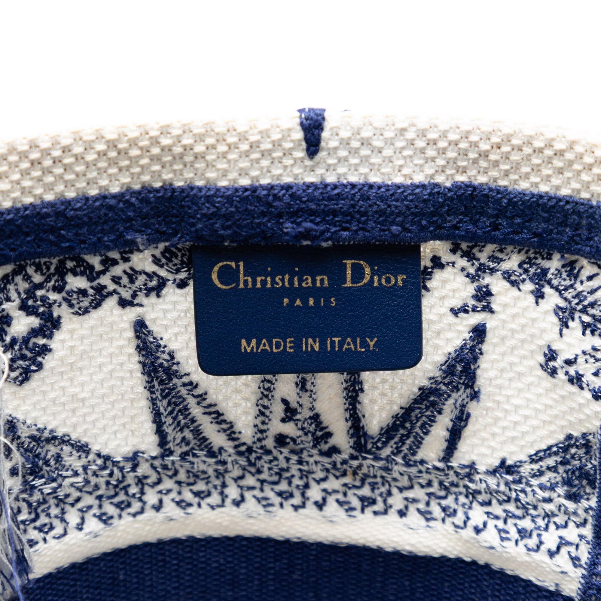 Dior Canvas Embroidered Reve d Infini D Bubble Bucket Bag
