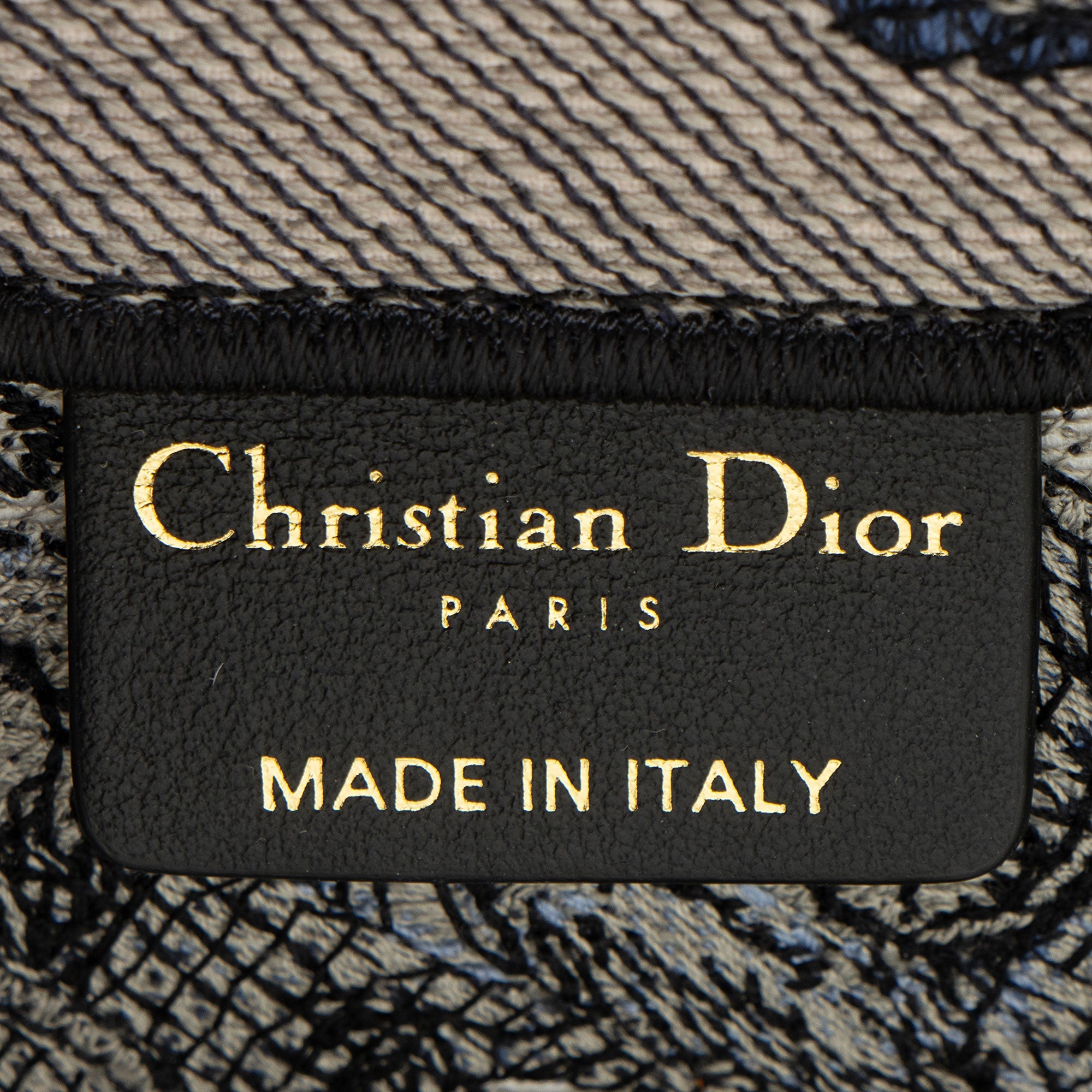 Dior Canvas Le Jardin Magique Large Book Tote