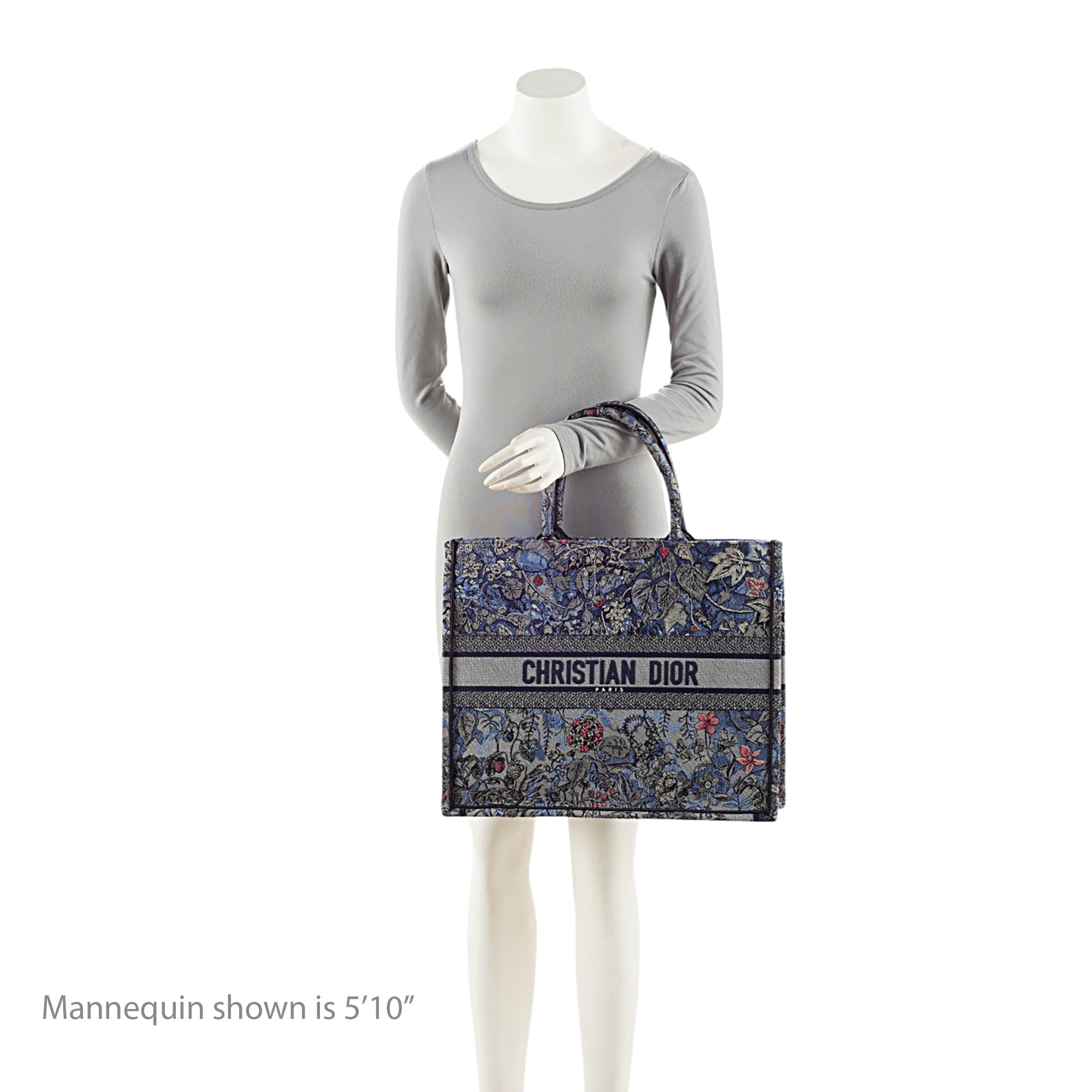 Dior Canvas Le Jardin Magique Large Book Tote