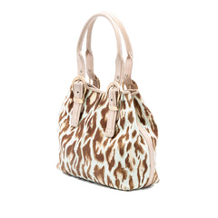 Dior Canvas Leopard Print Saint Tropez Tote