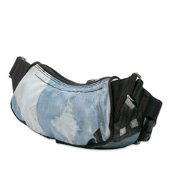 Dior Canvas Printed Denim Crossbody