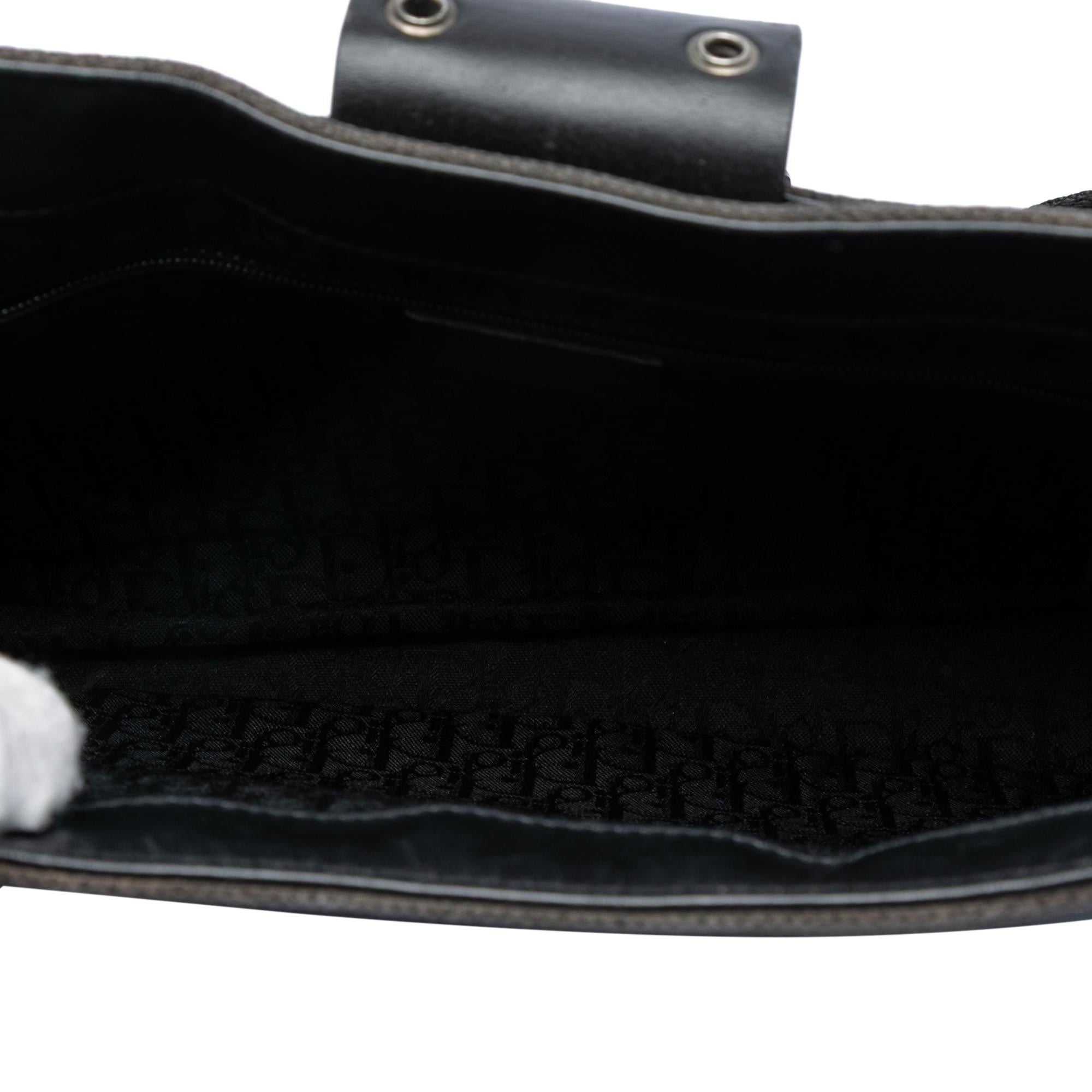 Dior Canvas Street Chic Columbus Shoulder Bag