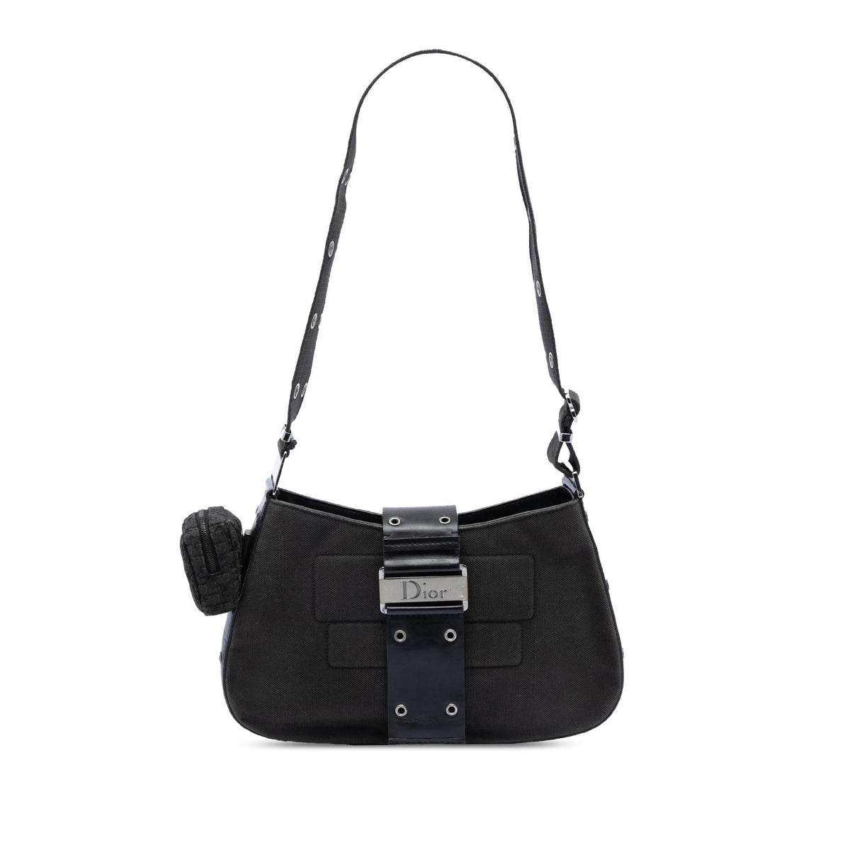 Dior Canvas Street Chic Columbus Shoulder Bag