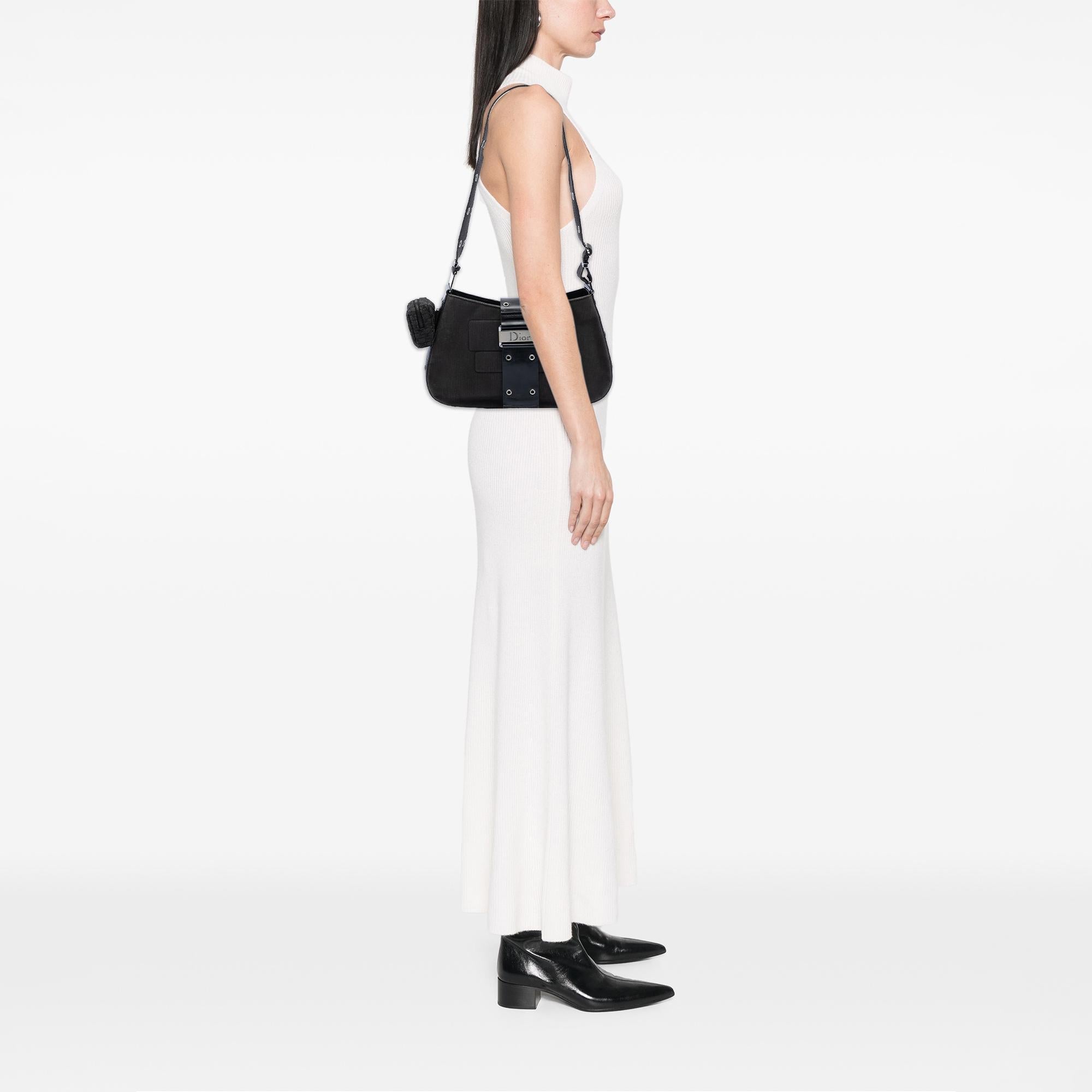 Dior Canvas Street Chic Columbus Shoulder Bag