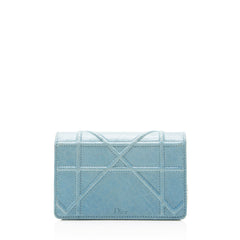 Dior Crackled Deerskin Diorama Baby Shoulder Bag