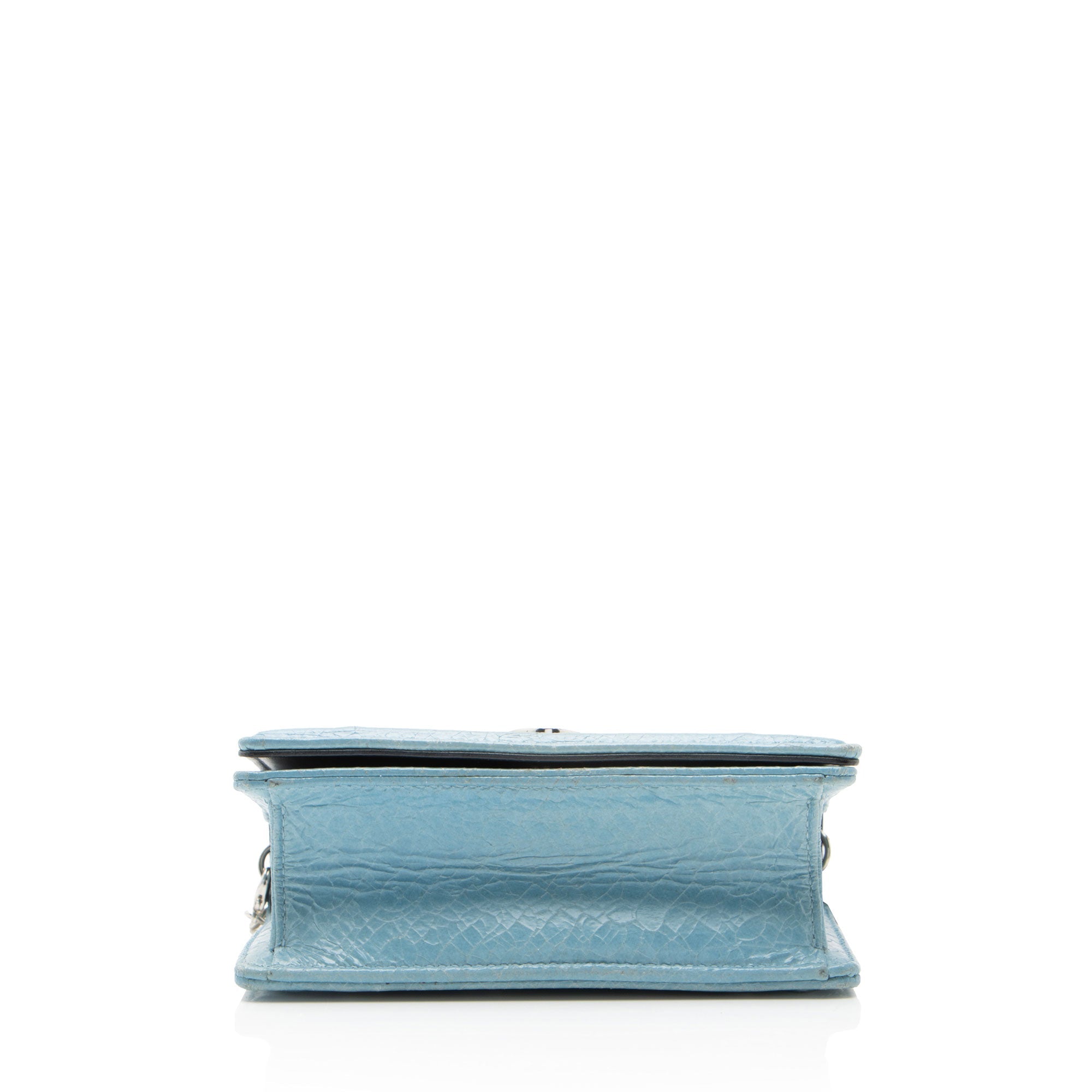 Dior Crackled Deerskin Diorama Baby Shoulder Bag