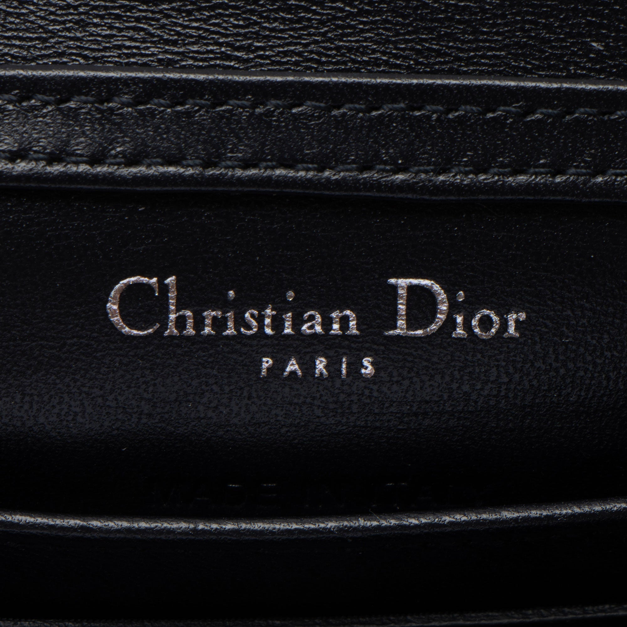 Dior Crackled Deerskin Diorama Baby Shoulder Bag