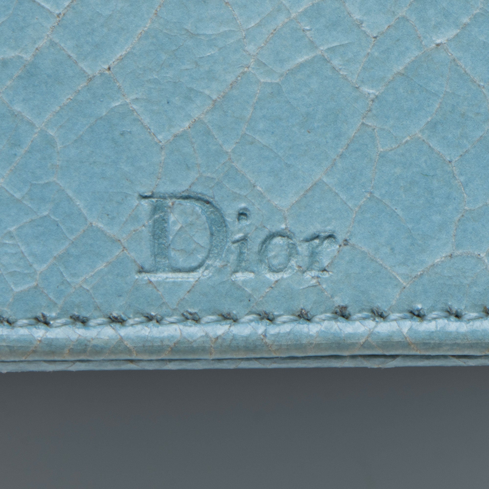 Dior Crackled Deerskin Diorama Baby Shoulder Bag