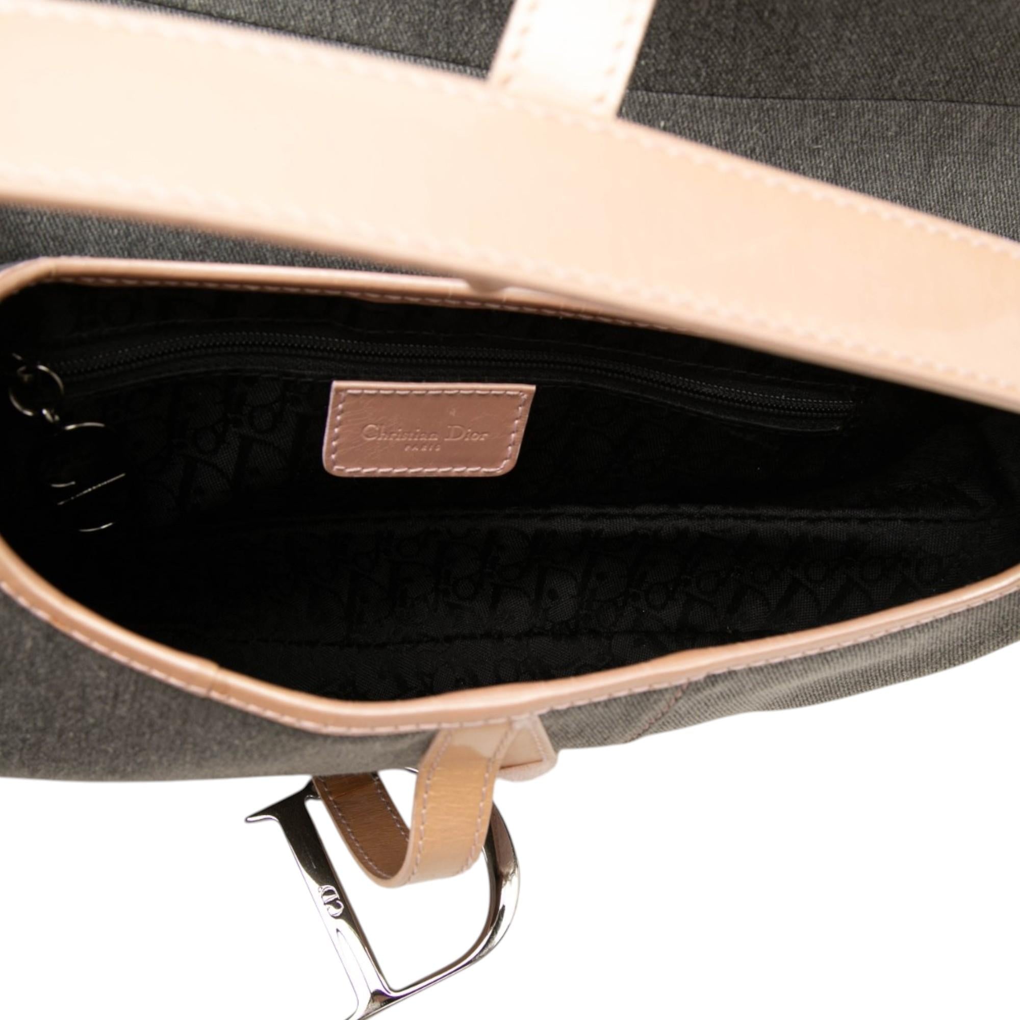 Dior Denim Jean Pocket Saddle Bag