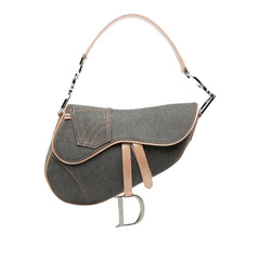 Dior Denim Jean Pocket Saddle Bag