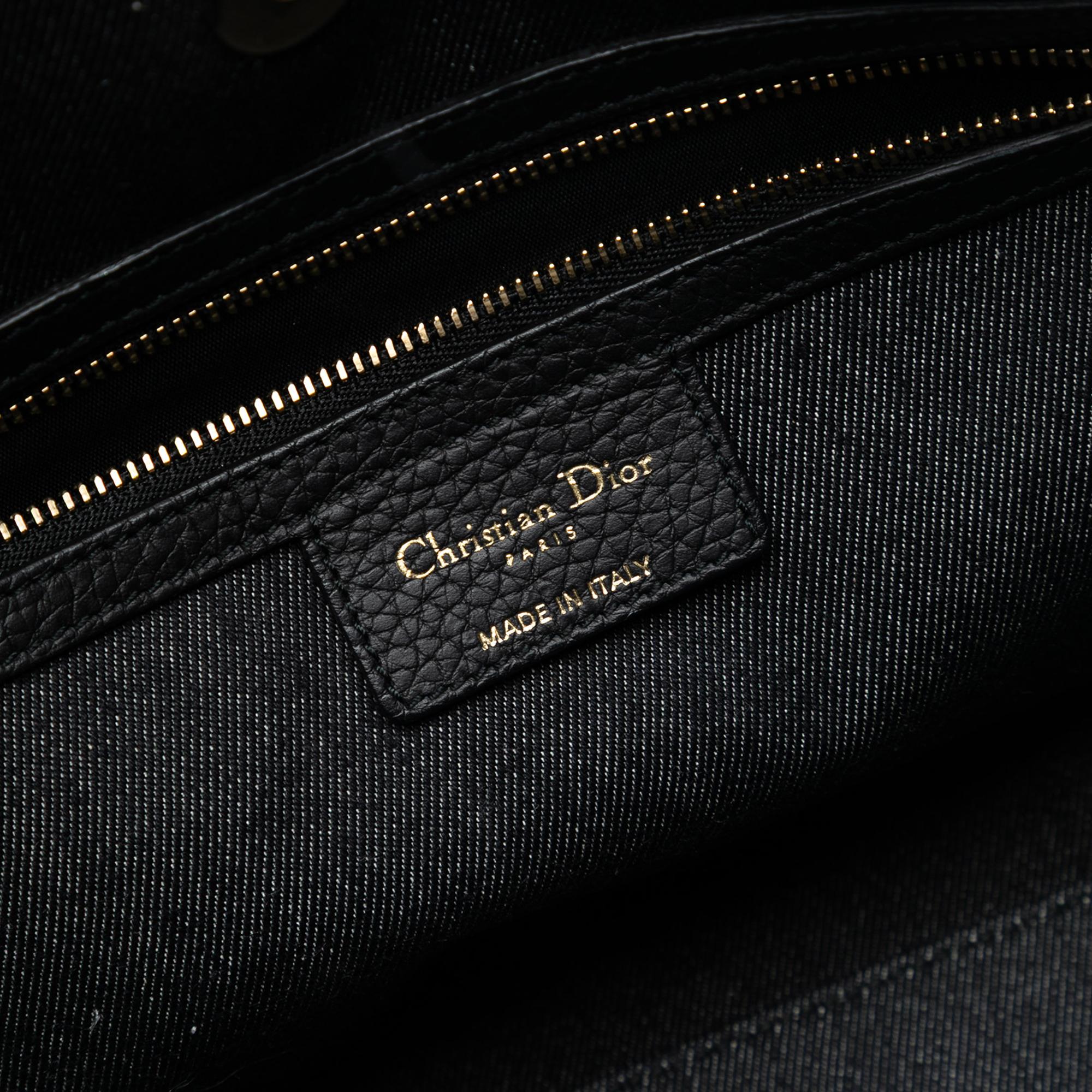 Dior Denim Patch D Light Satchel