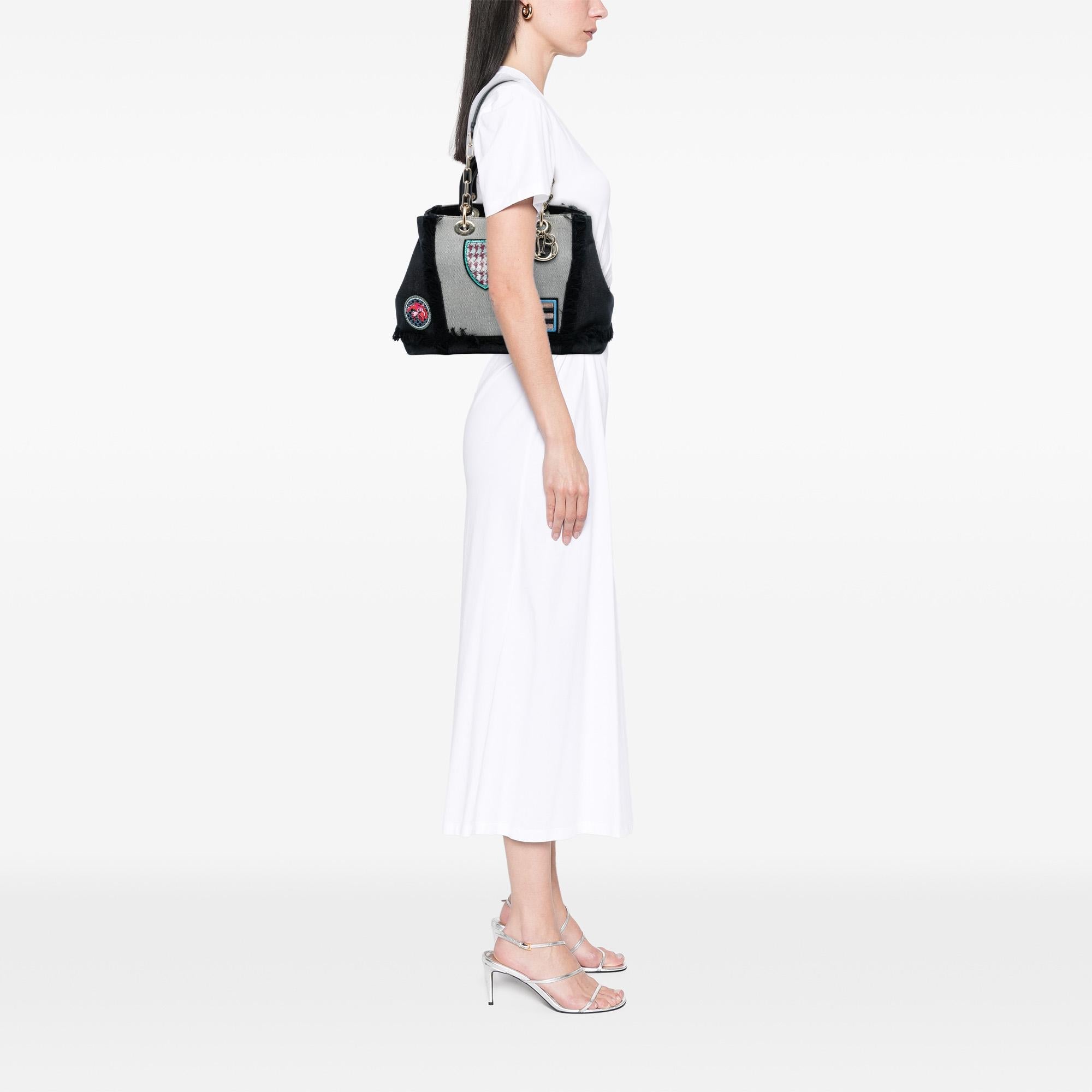 Dior Denim Patch D Light Satchel