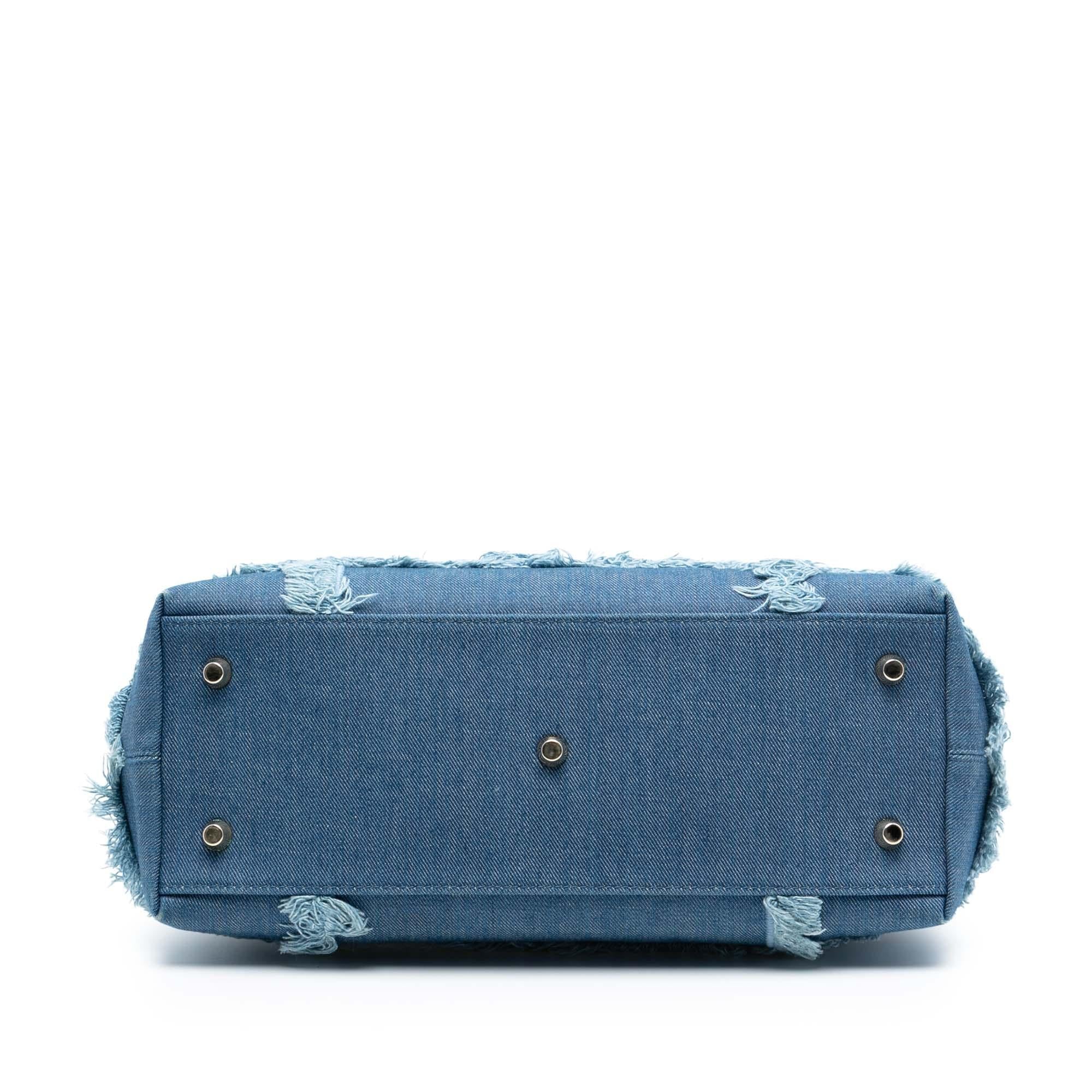 Dior Denim Patch D Light Satchel