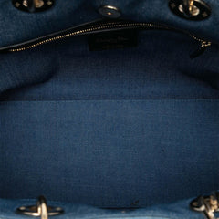 Dior Denim Patch D Light Satchel