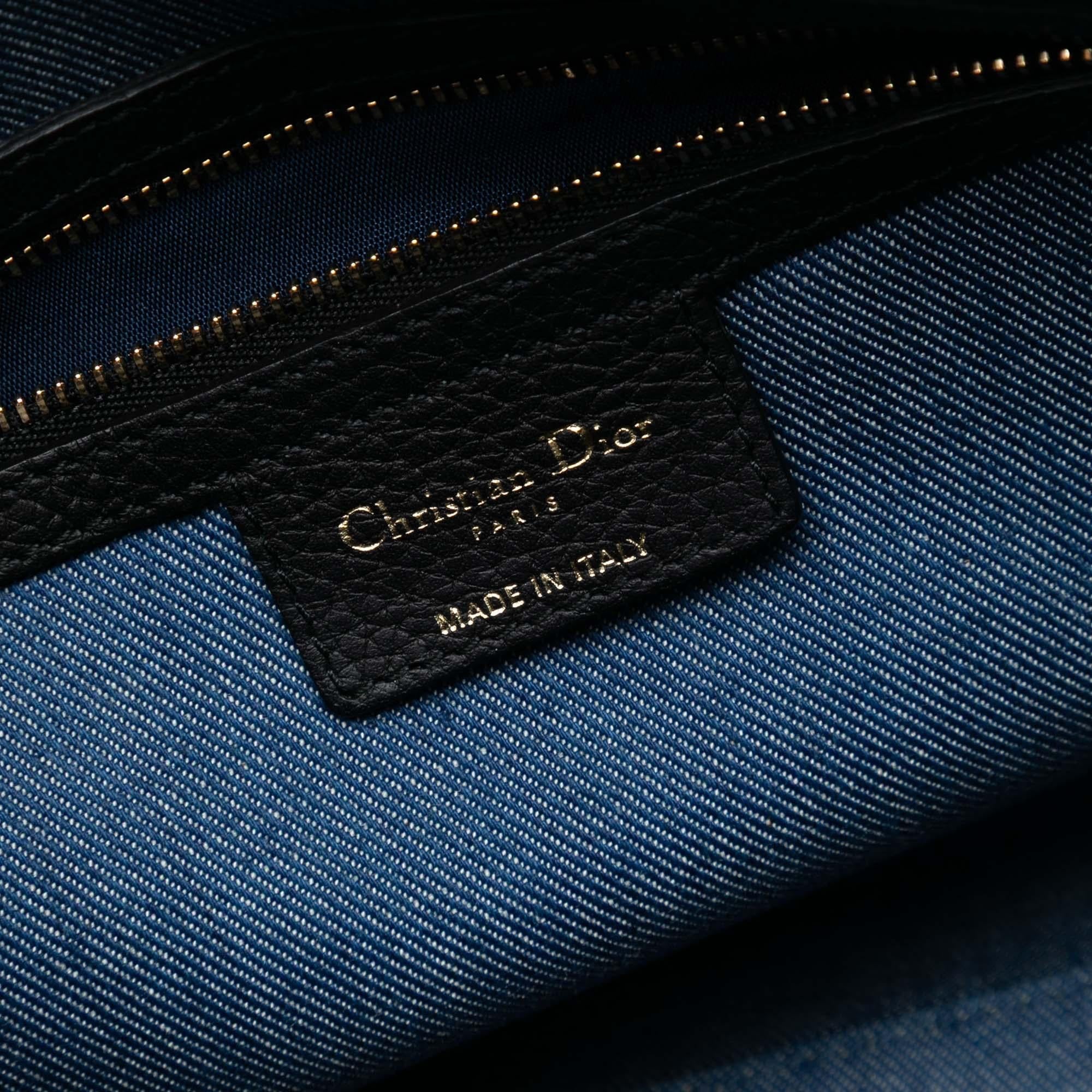 Dior Denim Patch D Light Satchel