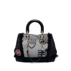 Dior Denim Patch D Light Satchel