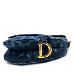 Dior Denim Tie Dye Saddle Bag